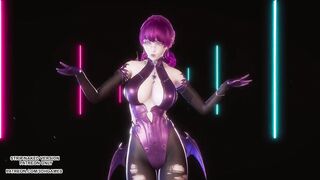 [MMD] Red Velvet - Monster Ahri Evelynn Sexy Kpop Dance League of Legends Hentai Uncensored 4K 60FPS