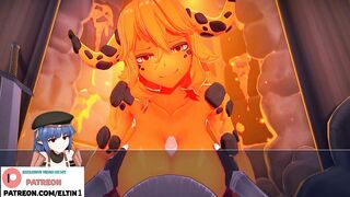 Magma Girl Do Amazing Hottest Titjob And Getting Cum | Best Cartoon Hentai 4k 60fps