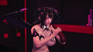 Succubus Girl Fucked the Devil in Honor of Halloween