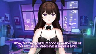 ???? dommyyy! HOT sex with tsundere Aya of Touhou | bunny Vtuber Hentai Porn react