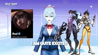 Widowmaker x Tracer insane futanari sex - HOT and WILD | Overwatch Hentai Vtuber React