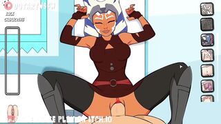 Ahsoka Legs Spread Moaning Orgasm Thick Thighs - Hole House