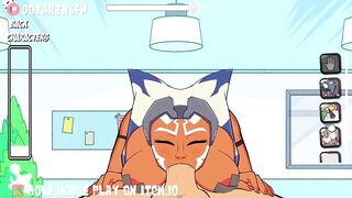 Ahsoka Arched Back Sucking Dick Sloppy Orgasm - Hole House