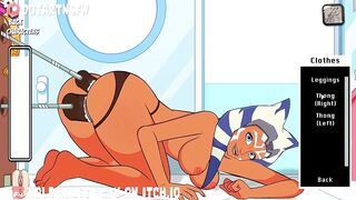 Ahsoka Double Dildo Machine Wet Pussy Squirting - Hole House