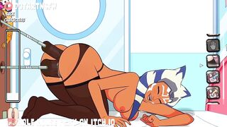 Ahsoka Double Dildo Machine Wet Pussy Squirting - Hole House