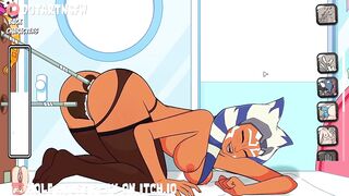 Ahsoka Double Dildo Machine Wet Pussy Squirting - Hole House