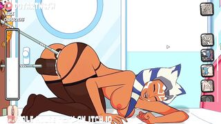 Ahsoka Double Dildo Machine Wet Pussy Squirting - Hole House