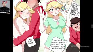 Star quiere follar la enorme polla de marco para recuperar su magia xxx