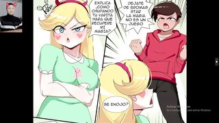 Star quiere follar la enorme polla de marco para recuperar su magia xxx