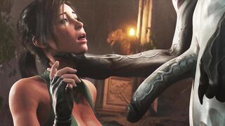 Lara Croft Walking Into A Trap - No Escape Without Rough Sex - Exclusive Gameplay