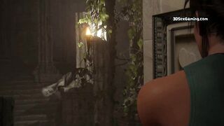 Lara Croft Walking Into A Trap - No Escape Without Rough Sex - Exclusive Gameplay