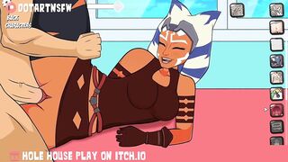 Ahsoka Thick Thighs Spread Creampie - Hole House