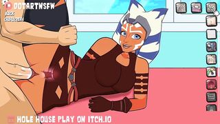 Ahsoka Thick Thighs Spread Creampie - Hole House