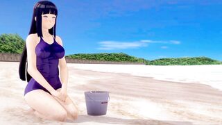 Ayudando a Hinata a Elegir el Traje de Baño de baño mas Pequeño y Pervertido Posible - Naruto Traine