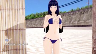 Ayudando a Hinata a Elegir el Traje de Baño de baño mas Pequeño y Pervertido Posible - Naruto Traine