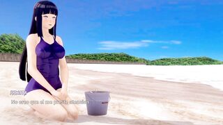 Ayudando a Hinata a Elegir el Traje de Baño de baño mas Pequeño y Pervertido Posible - Naruto Traine