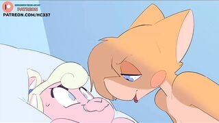 CUTE LESBIAN FURRY HENTAI STORY ANIMATED 4K 60FPS