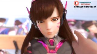 THE AMAZING D.VA HENTAI COMPILATION | OVERWATCH HENTAI 4K 60FPS