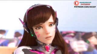 THE AMAZING D.VA HENTAI COMPILATION | OVERWATCH HENTAI 4K 60FPS