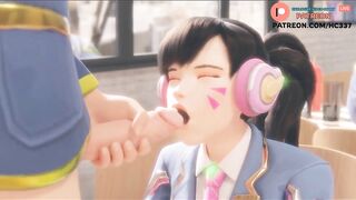 THE AMAZING D.VA HENTAI COMPILATION | OVERWATCH HENTAI 4K 60FPS