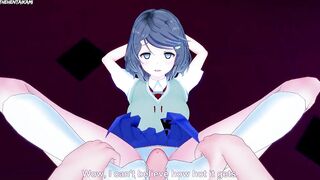 Tomoe from Rascal Does Not Dream Gives You A Footjob Hentai POV