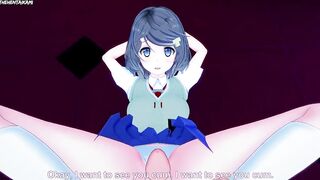 Tomoe from Rascal Does Not Dream Gives You A Footjob Hentai POV