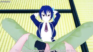 Tsugumi from Nisekoi Gives You A Footjob Hentai POV