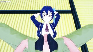 Tsugumi from Nisekoi Gives You A Footjob Hentai POV