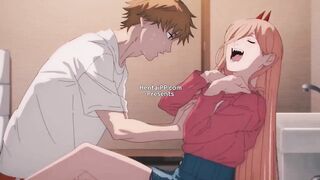 Chainsaw Man Ecchi ( Hentai ) Home Alone