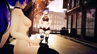 Futa Gets CAUGHT Stroking Her Cock in PUBLIC by a Horny Femboy and Fills Their TIGHT Ass - TyTyVR