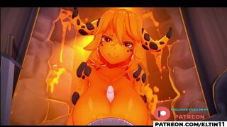 Magma Girl Do Amazing Hottest Titjob And Getting Cum / Best Cartoon Hentai 4k 60fps