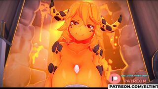 Magma Girl Do Amazing Hottest Titjob And Getting Cum / Best Cartoon Hentai 4k 60fps