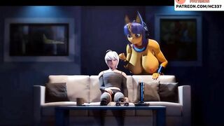 ANKHA DANCE FOR HER FEMBOY BOYFREND AND TRUING TO FUCK HIM - HENTAI ANIMATED 4K 60FPS