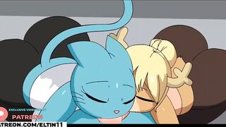 Gumball`s Hard Fucking In Gym And Getting Creampie |  Furry Hentai Animation World of Gumball 4k