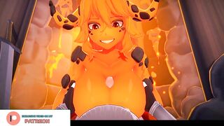 THE HOTTEST ELEMENTAI GIRL TITSJOB ANIMATED HENTAI 4K 60FPS