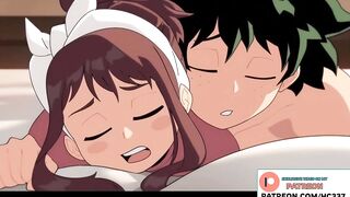 URARAKA X DEKU LOVE STORY FULL HENTAI ANIMATION CUTE BLOWJOB AND CREAMPIE - MY HERO ACADEMIA HENTAI