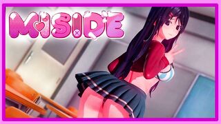 Miside - Kind Mita gives you your reward for freeing her!