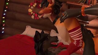 Heat VR Gameplay - MTF Renee x Garret x Riley Xmas Cabin Threesome