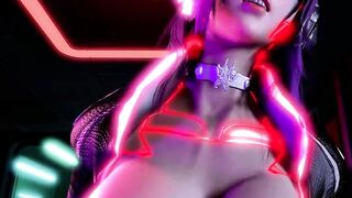 3D cosplay slut naked her big boobs got fucked by big cock stranger