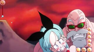 Master Roshi Fuck Bulma Brief in another Planet . Dragon Ball parody Game Gallery Scene