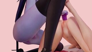 [6DOF VR] (Overwatch) Kiriko Dildo Action