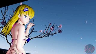 MMD R18 Aylin in a Blue Bikini - Booo - 1045