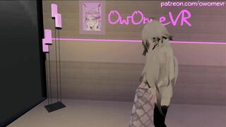 Horny Cat Girl Humps her Pillow until she Cums [intense Moaning, VRchat Erp, 3D Hentai] Preview