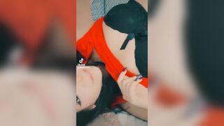 Little Slut is Recorded Touching her Pussy on Tik Tok