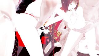 MMD 3d HENTAI 康熙帝と魔鏡で『宵々古今』