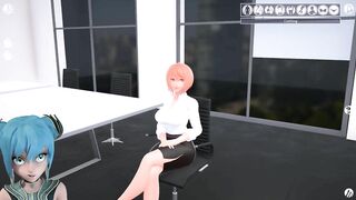 Section for the Secretary in the Workplace [office Sharing Game] with Russian Voice Acting P2