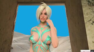 3d Animation - Doggy Style, Reverse Cowgirl and Missionary