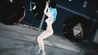 MMD R18 Sexy Striping Miku - Anitta - Sua Cara