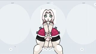 Fapwall [rule34 Hentai Game] Sakura from Naruto is taking 6 Penis at once