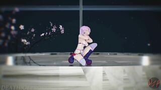 MMD R18 Nude Pink Misaka - Roll Deep 1094